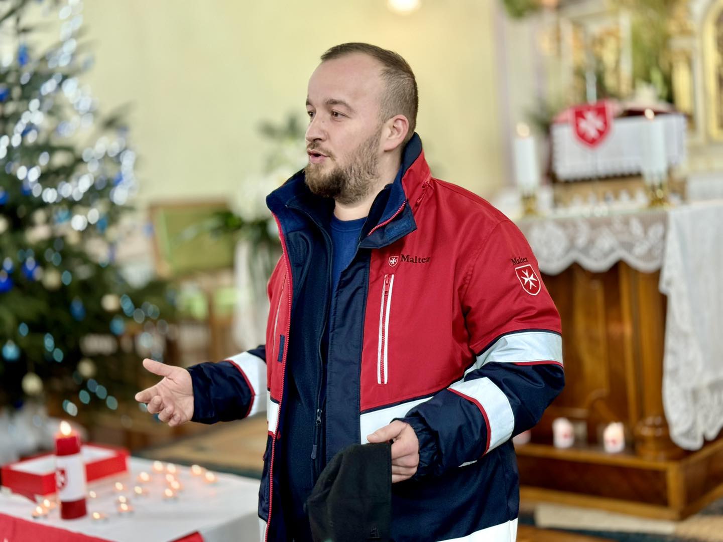 Hegedűs Gergő, a Máltai Szeretetszolgálat szatmárnémeti fiókintézményének vezetője